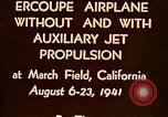 Image of Ercoupe airplane California United States USA, 1941, second 16 stock footage video 65675070799