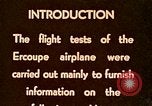 Image of Ercoupe airplane California United States USA, 1941, second 44 stock footage video 65675070799