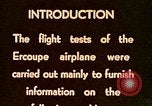Image of Ercoupe airplane California United States USA, 1941, second 49 stock footage video 65675070799