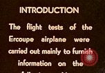 Image of Ercoupe airplane California United States USA, 1941, second 52 stock footage video 65675070799