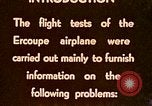 Image of Ercoupe airplane California United States USA, 1941, second 57 stock footage video 65675070799