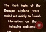 Image of Ercoupe airplane California United States USA, 1941, second 58 stock footage video 65675070799