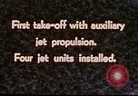 Image of First flight of Ercoupe airplane with jet boosters California United States USA, 1941, second 3 stock footage video 65675070804