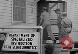 Image of U.S. Army Military Police polygraph crime suspect Georgia United States USA, 1962, second 10 stock footage video 65675070837