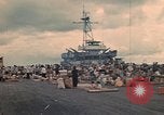 Image of ethnic Vietnamese fleeing Cambodia Vung Tau Vietnam, 1970, second 24 stock footage video 65675070855