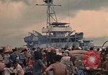 Image of Arrival of Vietnamese refugees from Cambodia Vung Tau Vietnam, 1970, second 17 stock footage video 65675070856