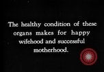 Image of female reproductive organs United States USA, 1922, second 23 stock footage video 65675070866