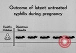 Standbild Syphilis United States USA, 1935, aus Sekunde 56 historischem Filmmaterial Videoclip 65675070869