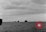 Image of D-Day invasion force off French coast English Channel, 1944, second 9 stock footage video 65675070900