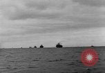 Image of D-Day invasion force off French coast English Channel, 1944, second 11 stock footage video 65675070900