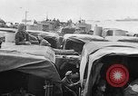 Image of D-Day invasion force off French coast English Channel, 1944, second 14 stock footage video 65675070900