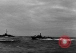 Image of D-Day invasion force off French coast English Channel, 1944, second 29 stock footage video 65675070900