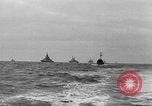 Image of D-Day invasion force off French coast English Channel, 1944, second 35 stock footage video 65675070900