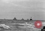 Image of D-Day invasion force off French coast English Channel, 1944, second 37 stock footage video 65675070900