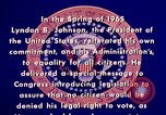Image of voting rights legislation United States USA, 1965, second 10 stock footage video 65675070903