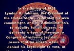 Image of voting rights legislation United States USA, 1965, second 14 stock footage video 65675070903