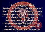 Image of voting rights legislation United States USA, 1965, second 15 stock footage video 65675070903