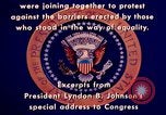 Image of voting rights legislation United States USA, 1965, second 45 stock footage video 65675070903