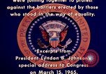 Image of voting rights legislation United States USA, 1965, second 46 stock footage video 65675070903