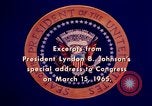 Image of voting rights legislation United States USA, 1965, second 51 stock footage video 65675070903