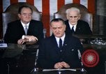 Image of President Johnson address to Congress on Voting Rights Washington DC USA, 1965, second 3 stock footage video 65675070904