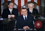 Image of President Johnson address to Congress on Voting Rights Washington DC USA, 1965, second 4 stock footage video 65675070904