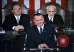 Image of President Johnson address to Congress on Voting Rights Washington DC USA, 1965, second 5 stock footage video 65675070904