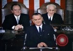 Image of President Johnson address to Congress on Voting Rights Washington DC USA, 1965, second 7 stock footage video 65675070904