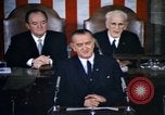 Image of President Johnson address to Congress on Voting Rights Washington DC USA, 1965, second 8 stock footage video 65675070904