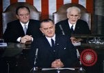 Image of President Johnson address to Congress on Voting Rights Washington DC USA, 1965, second 10 stock footage video 65675070904