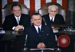 Image of President Johnson address to Congress on Voting Rights Washington DC USA, 1965, second 14 stock footage video 65675070904
