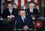 Image of President Johnson address to Congress on Voting Rights Washington DC USA, 1965, second 16 stock footage video 65675070904