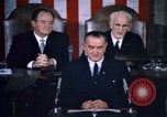Image of President Johnson address to Congress on Voting Rights Washington DC USA, 1965, second 23 stock footage video 65675070904