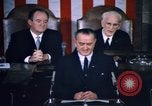 Image of President Johnson address to Congress on Voting Rights Washington DC USA, 1965, second 28 stock footage video 65675070904