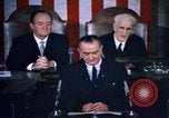Image of President Johnson address to Congress on Voting Rights Washington DC USA, 1965, second 33 stock footage video 65675070904