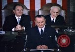 Image of President Johnson address to Congress on Voting Rights Washington DC USA, 1965, second 34 stock footage video 65675070904
