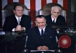 Image of President Johnson address to Congress on Voting Rights Washington DC USA, 1965, second 35 stock footage video 65675070904