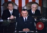 Image of President Johnson address to Congress on Voting Rights Washington DC USA, 1965, second 43 stock footage video 65675070904