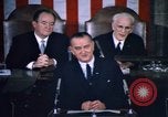 Image of President Johnson address to Congress on Voting Rights Washington DC USA, 1965, second 47 stock footage video 65675070904