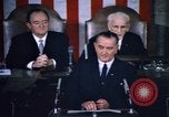 Image of President Johnson address to Congress on Voting Rights Washington DC USA, 1965, second 56 stock footage video 65675070904