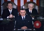Image of President Johnson address to Congress on Voting Rights Washington DC USA, 1965, second 59 stock footage video 65675070904
