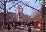 Image of Martin Luther King funeral procession to Morehouse College Atlanta Georgia USA, 1968, second 13 stock footage video 65675070914