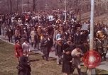 Image of Martin Luther King funeral procession to Morehouse College Atlanta Georgia USA, 1968, second 16 stock footage video 65675070914