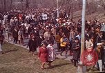 Image of Martin Luther King funeral procession to Morehouse College Atlanta Georgia USA, 1968, second 19 stock footage video 65675070914