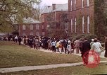 Image of Martin Luther King funeral procession to Morehouse College Atlanta Georgia USA, 1968, second 52 stock footage video 65675070914
