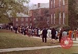 Image of Martin Luther King funeral procession to Morehouse College Atlanta Georgia USA, 1968, second 56 stock footage video 65675070914