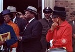 Image of Martin Luther King funeral procession to Morehouse College Atlanta Georgia USA, 1968, second 62 stock footage video 65675070914
