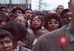 Image of faces of Martin Luther King funeral mourners Atlanta Georgia USA, 1968, second 42 stock footage video 65675070915