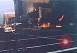 Image of burning building in riot after death of Martin Luther King Jr Washington DC USA, 1968, second 6 stock footage video 65675070919