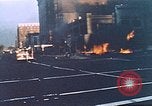 Image of burning building in riot after death of Martin Luther King Jr Washington DC USA, 1968, second 7 stock footage video 65675070919